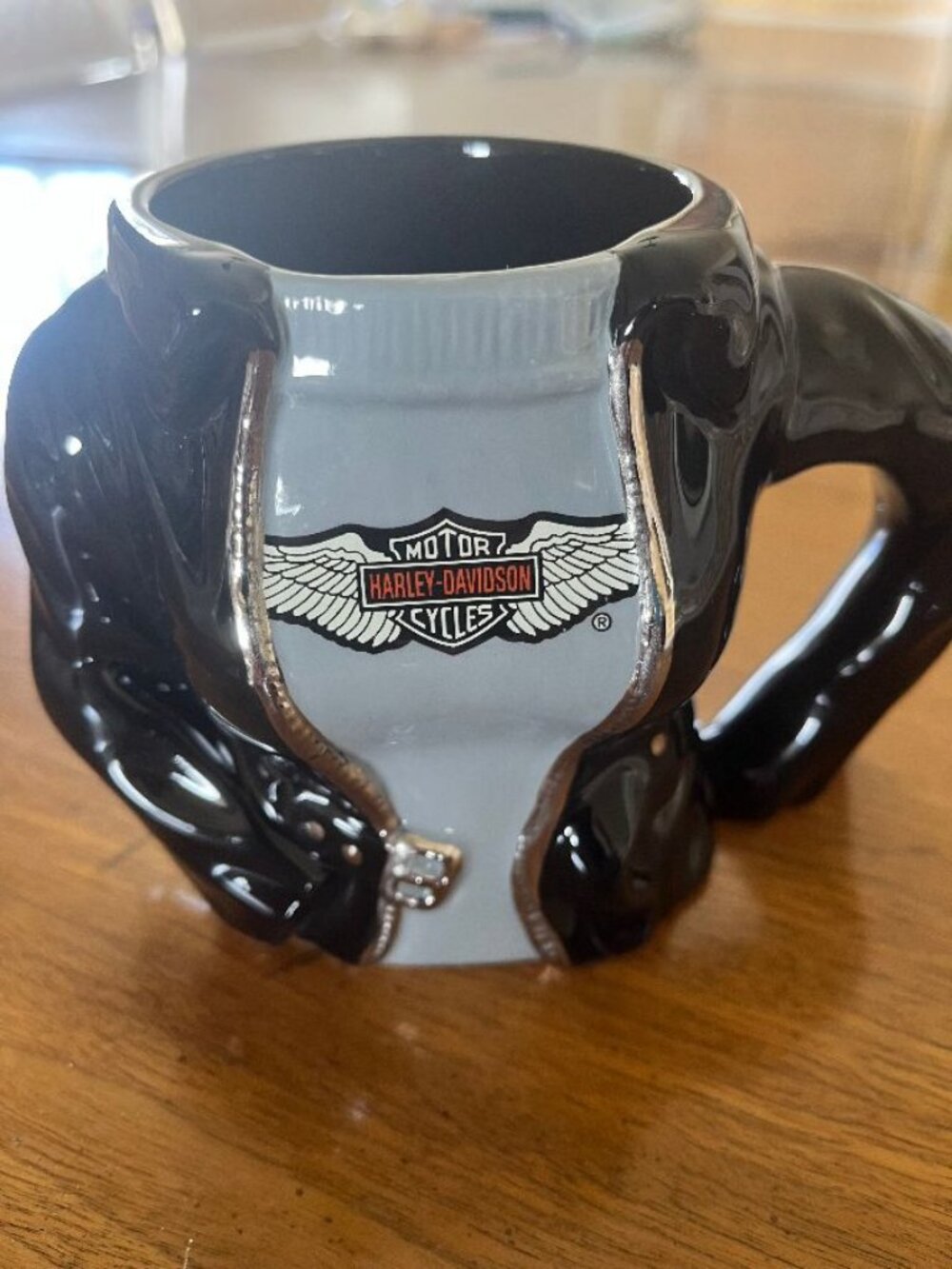 Rare New Harley Davidson Women's Leather Jacket Mug in Original Box